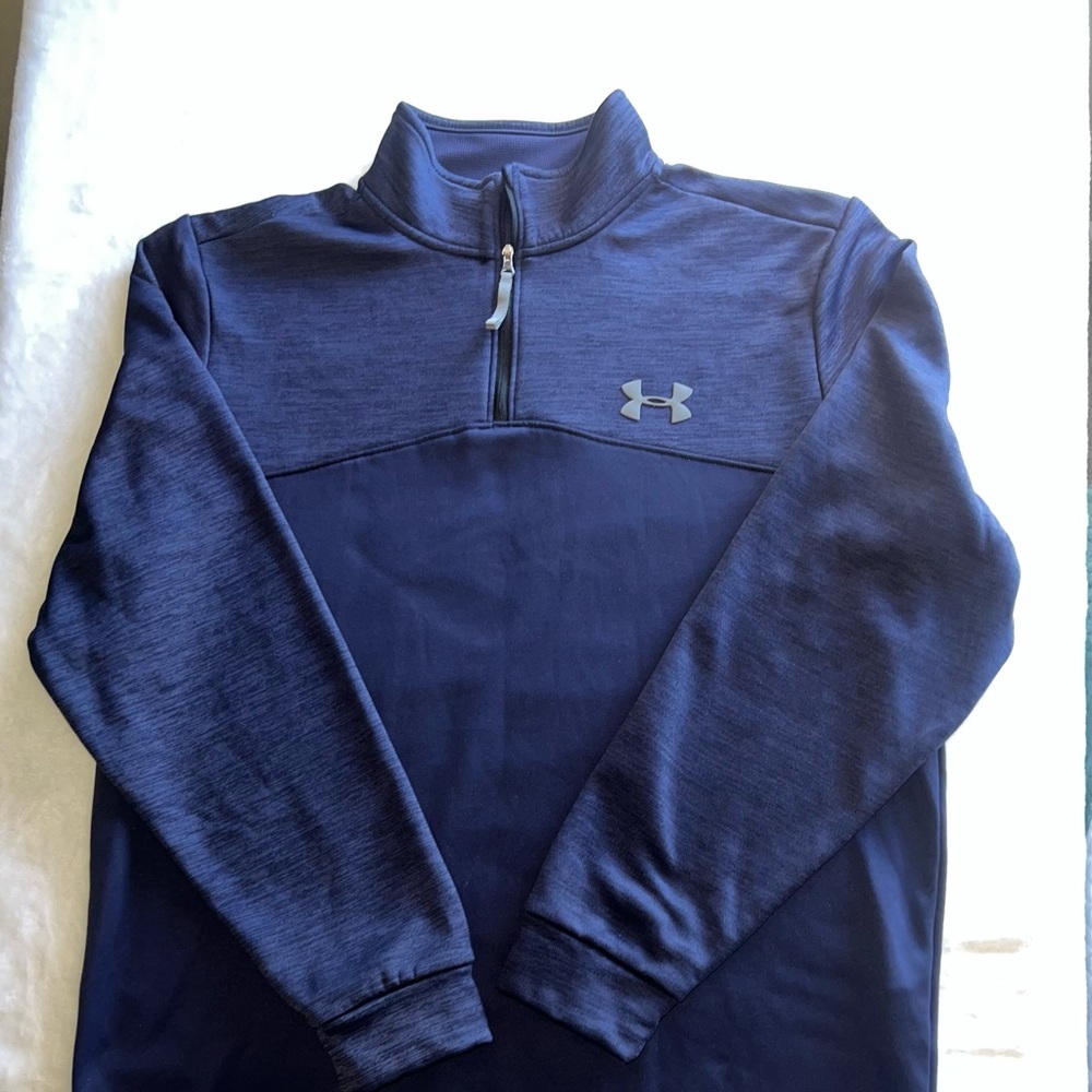 Under Armour Navy Blue Pullover Large Size